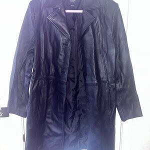 Alfani Women's Black Leather Jacket